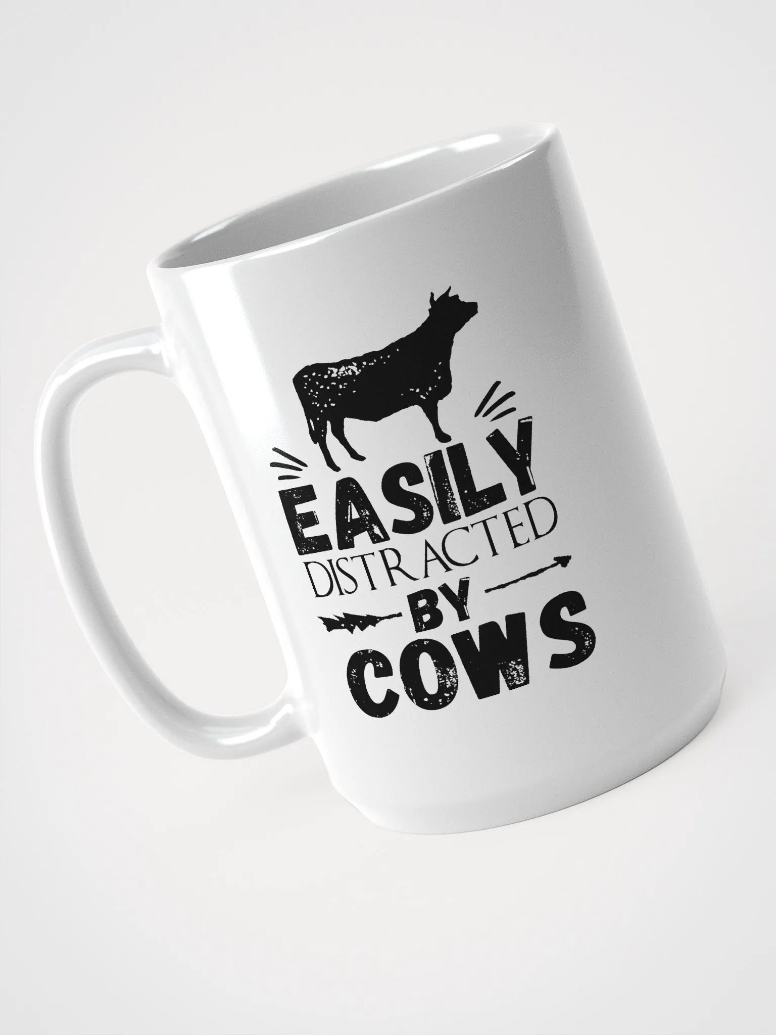 Easily distracted by cows - mug product image (3)