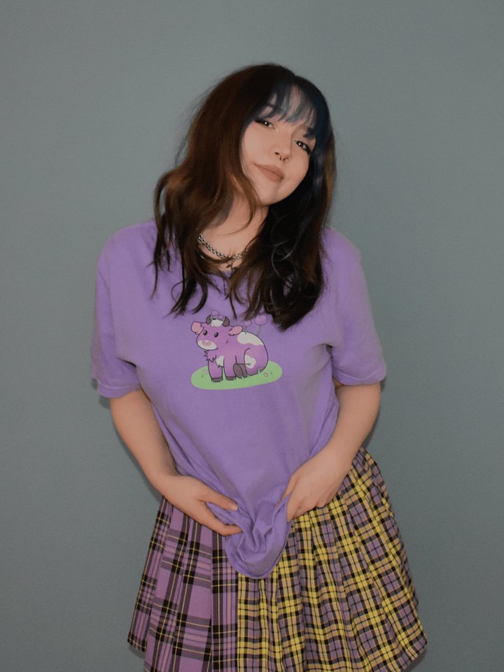 Allium Cow T-shirt product image (1)