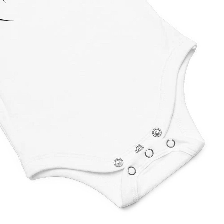 Black Print Baby Onesie product image (2)