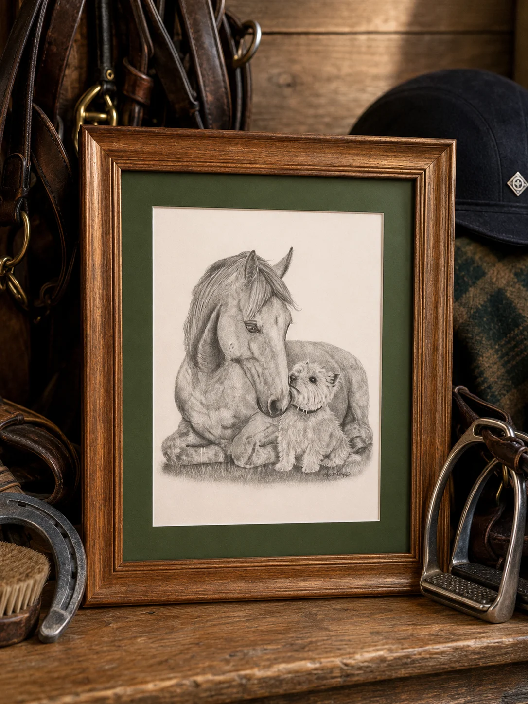 Best Buds - Original Graphite Drawing product image (1)