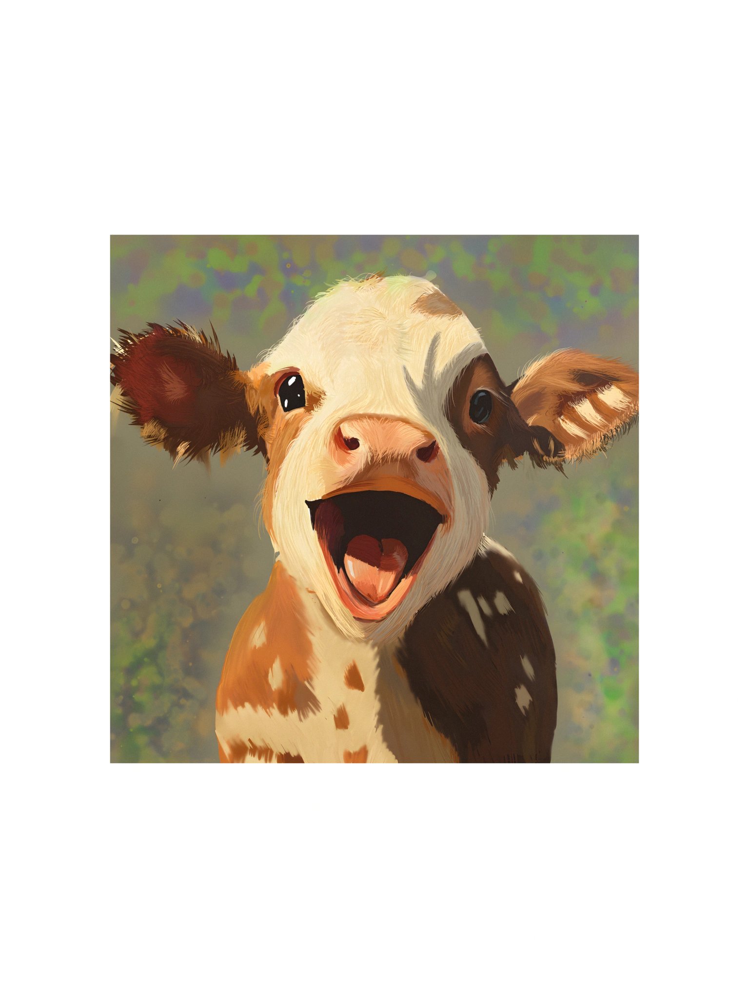 Happy cow Poster product image (1)