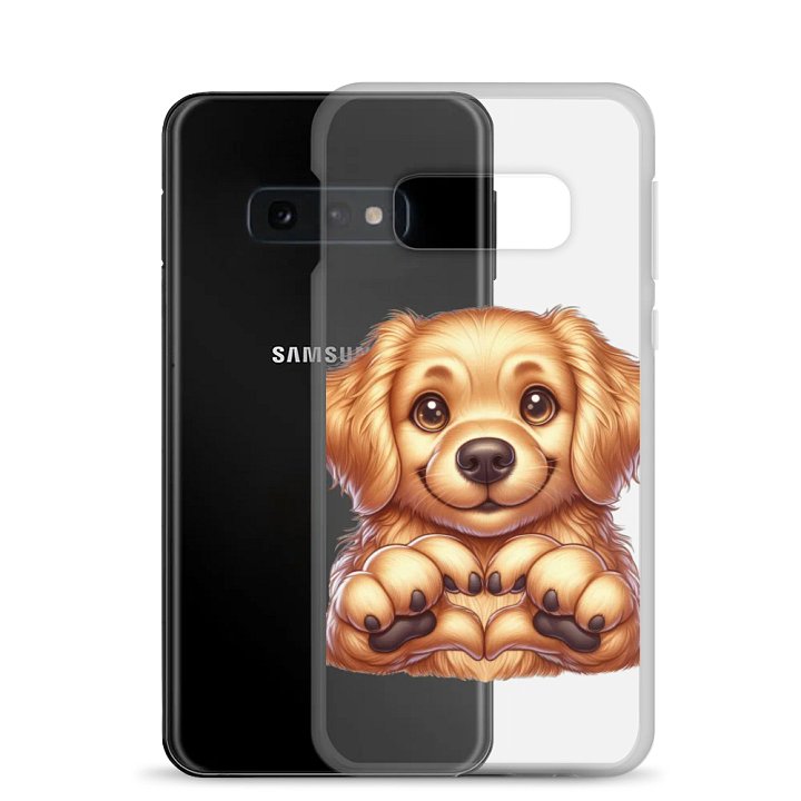 Heartwarming Golden Retriever Puppy Clear Samsung® Case product image (24)
