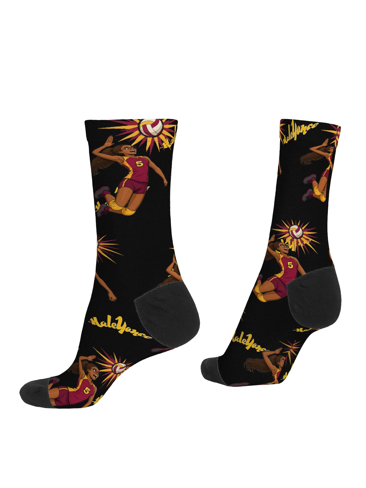 Haleyonce Volleyball Foot Mittens product image (4)