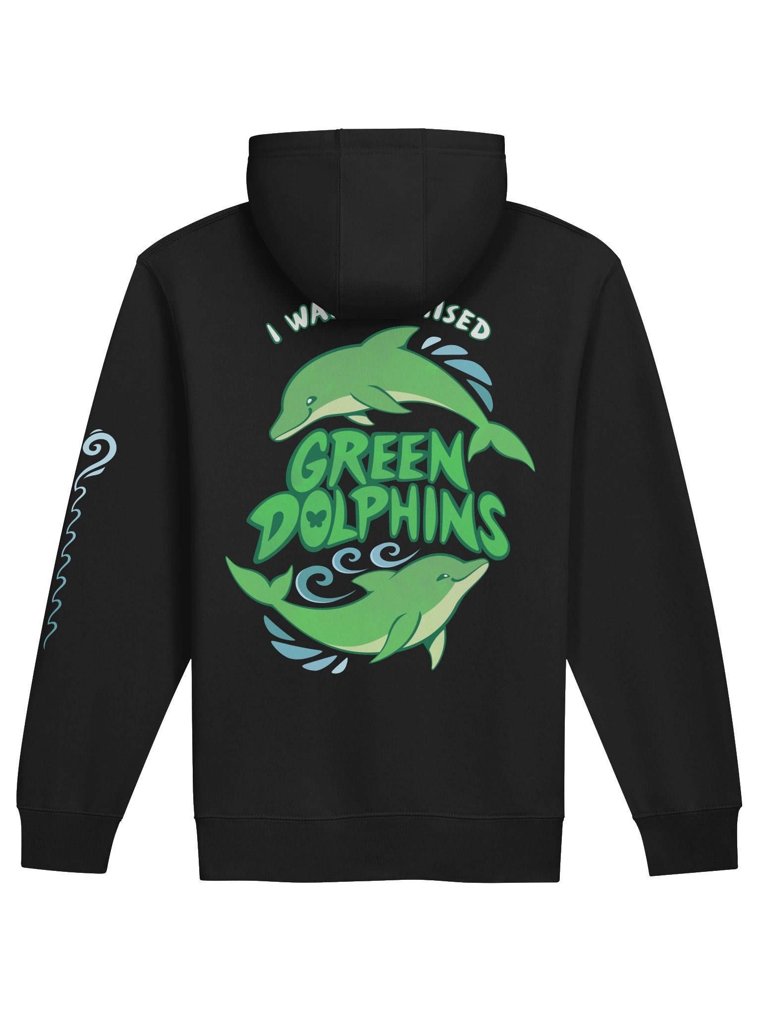 Green Dolphins Zip-Up Hoodie product image (1)