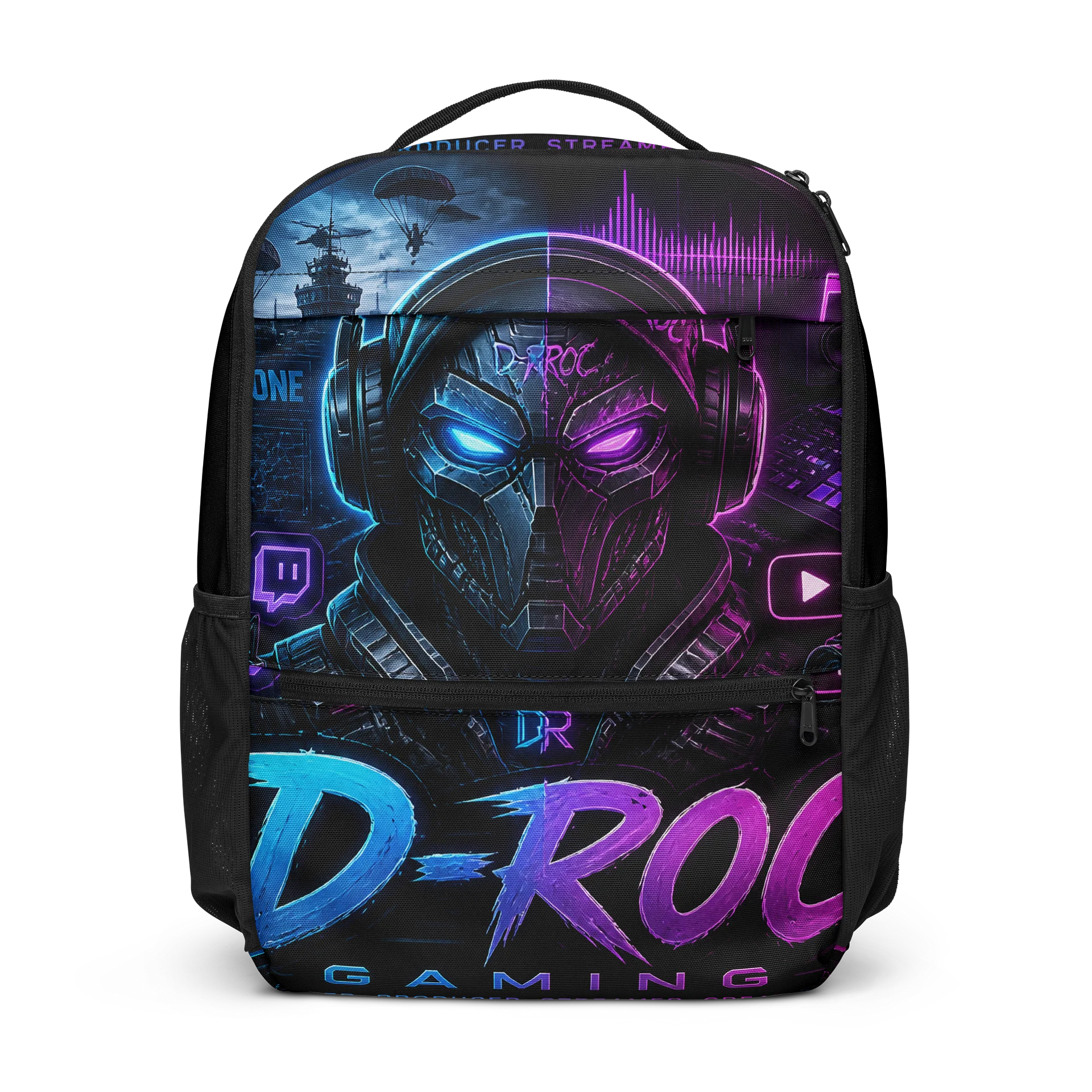 D-ROC Warzone Neon Gamer Laptop Backpack product image (1)