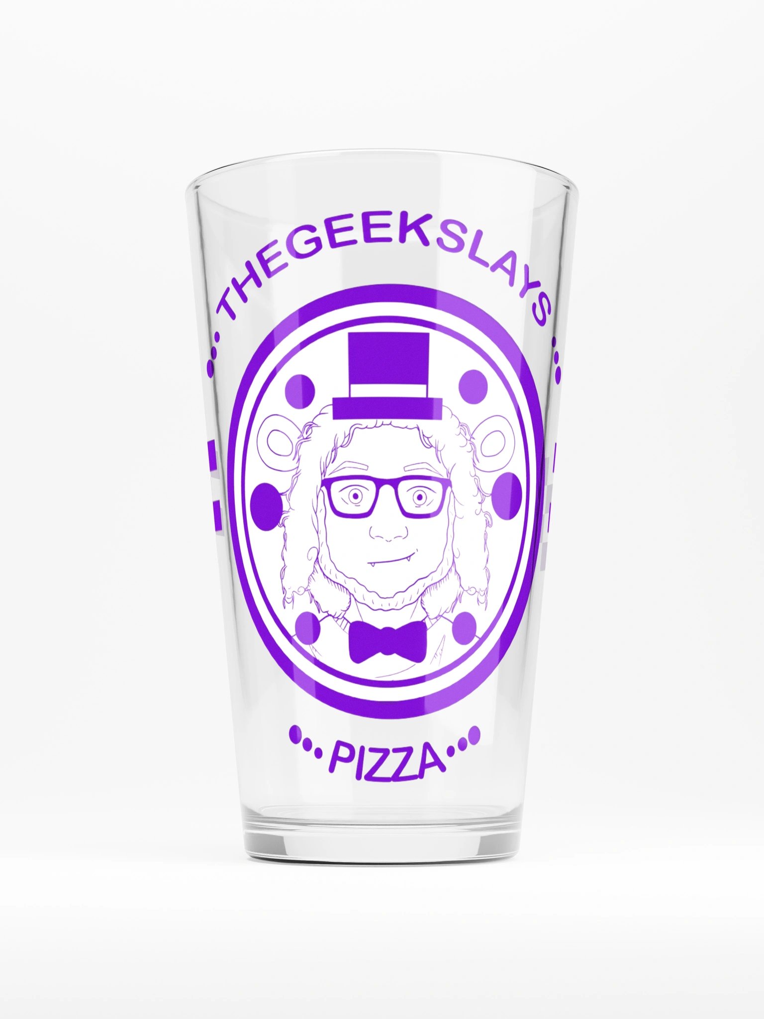Geeks Pizza Glass product image (1)