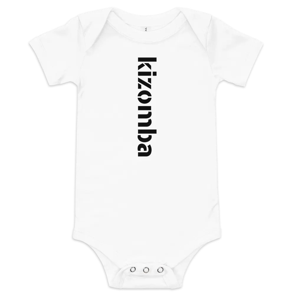 KIZOMBA - BABY SHORT SLEEVE - ONESIE - WHITE product image (2)