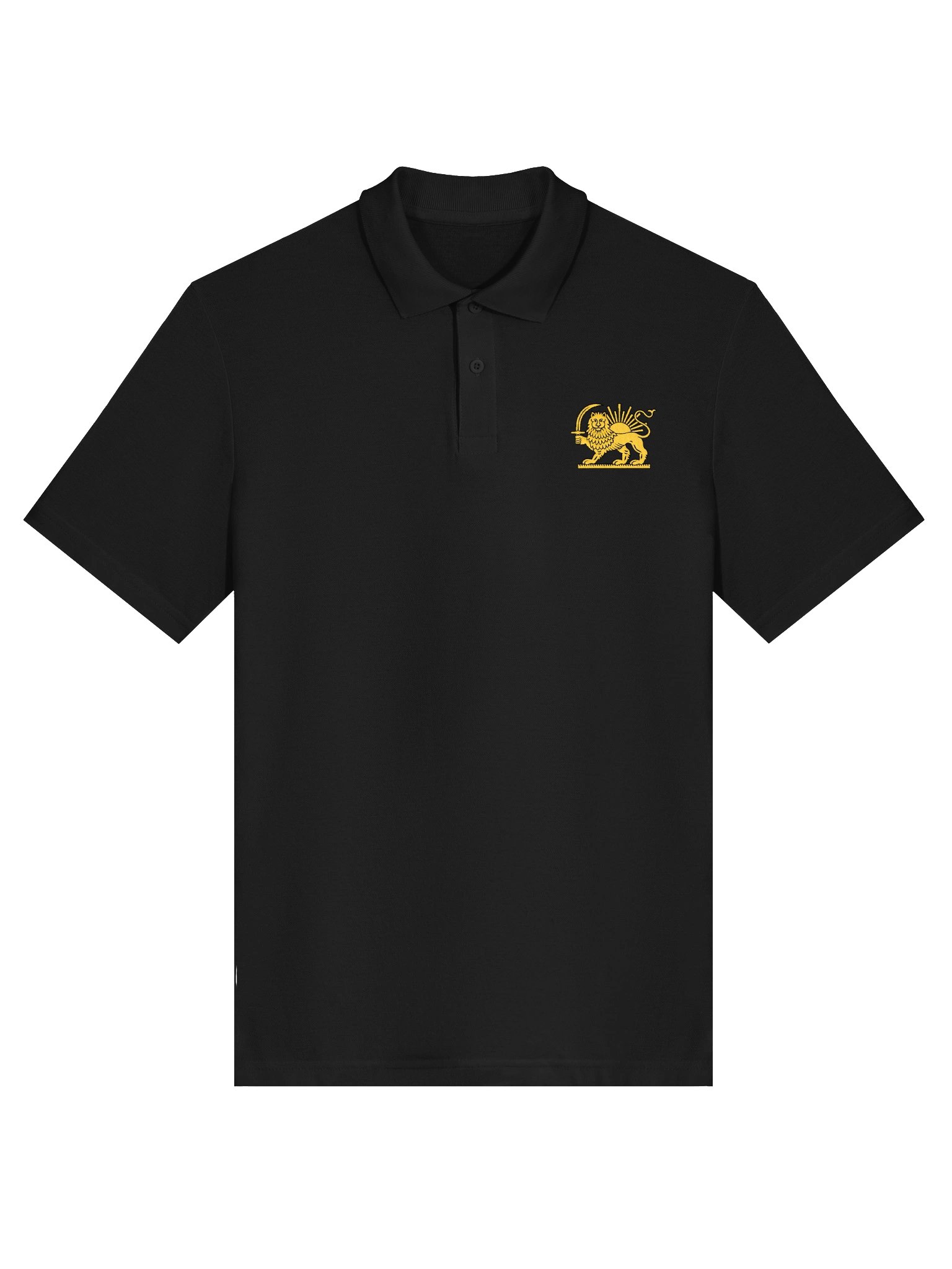 KAMANGIR Lion & Sun Embroidered Polo product image (1)