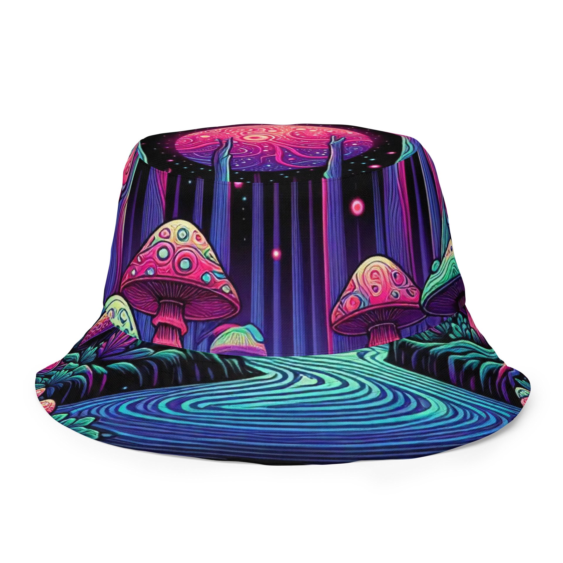 mushroom nights bucket hat product image (1)