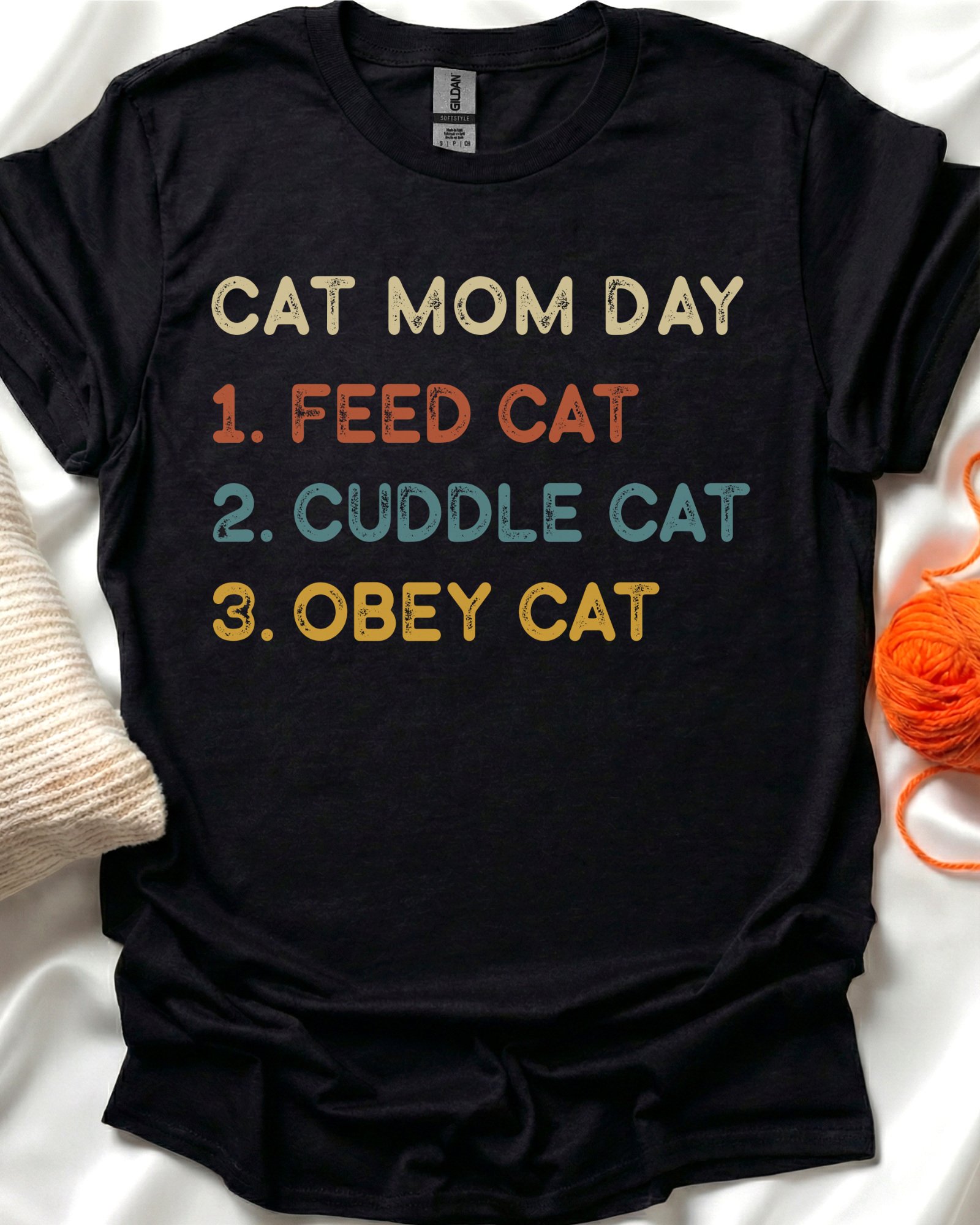Cat Mom Day T-Shirt product image (1)