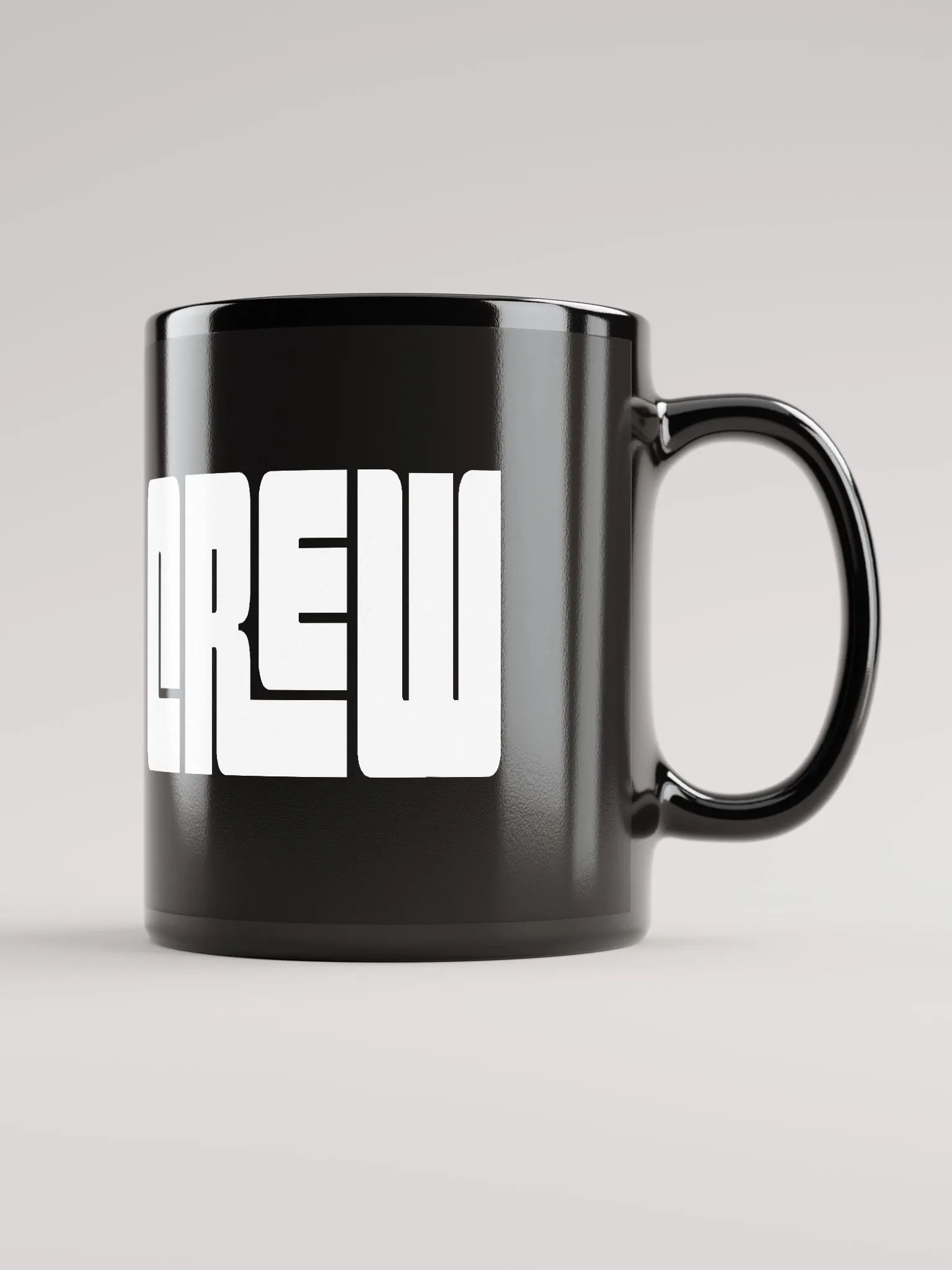 Glossy Black Canvas Mug product image (2)