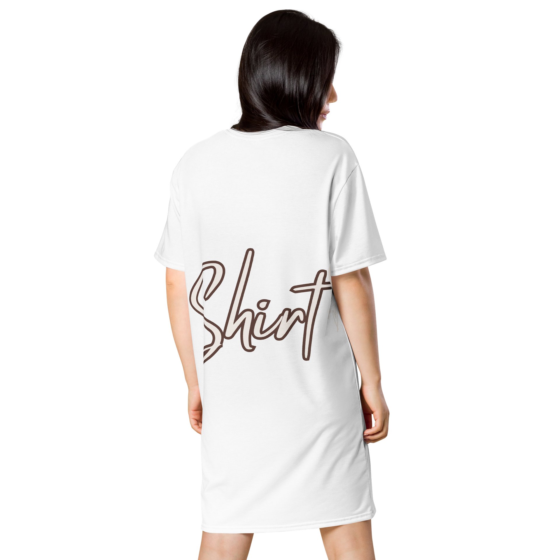 Heartfelt Script All-Over T-Shirt Dress product image (4)