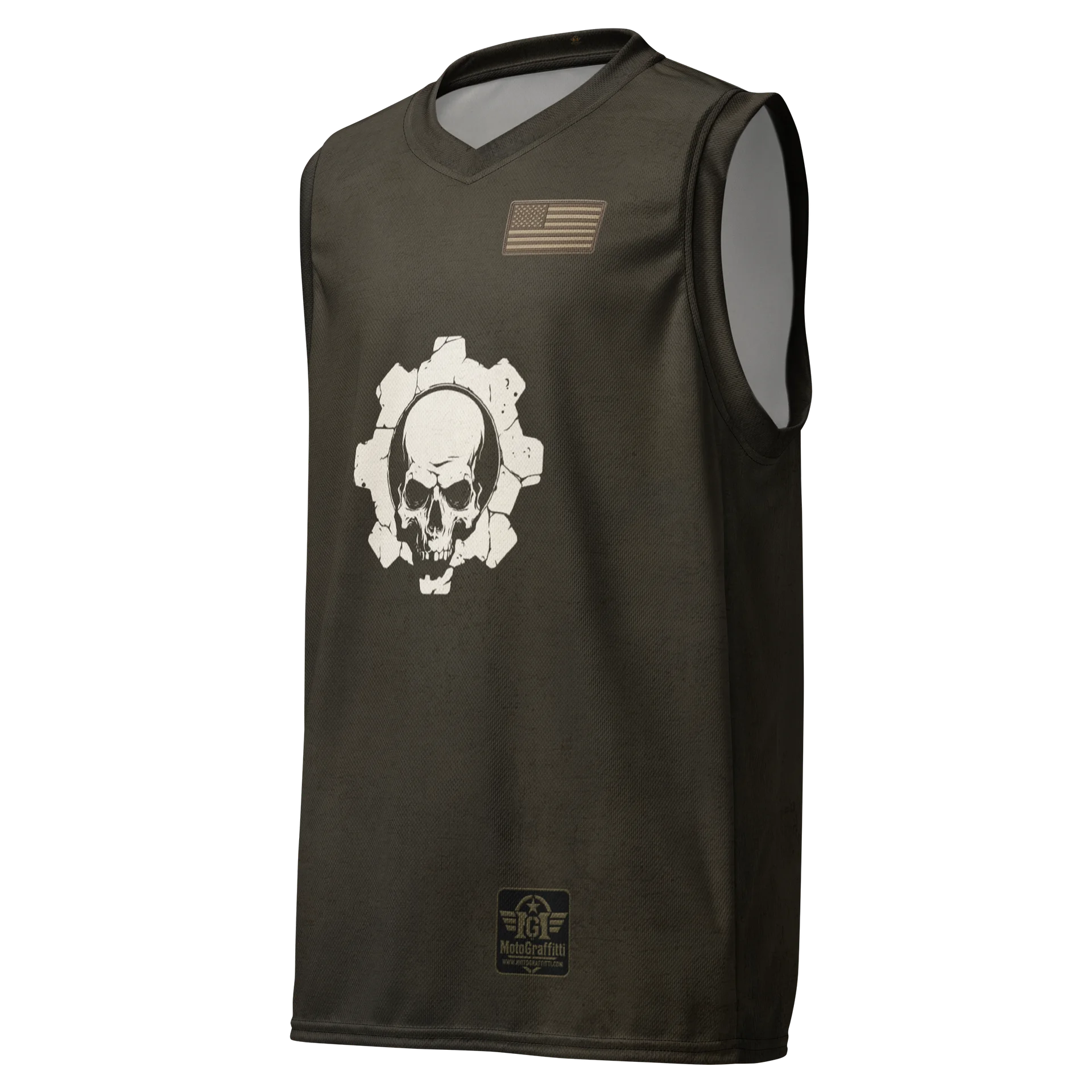 Last Fucks Given Biker Black Distressed Sleeveless Riding Tee product image (1)