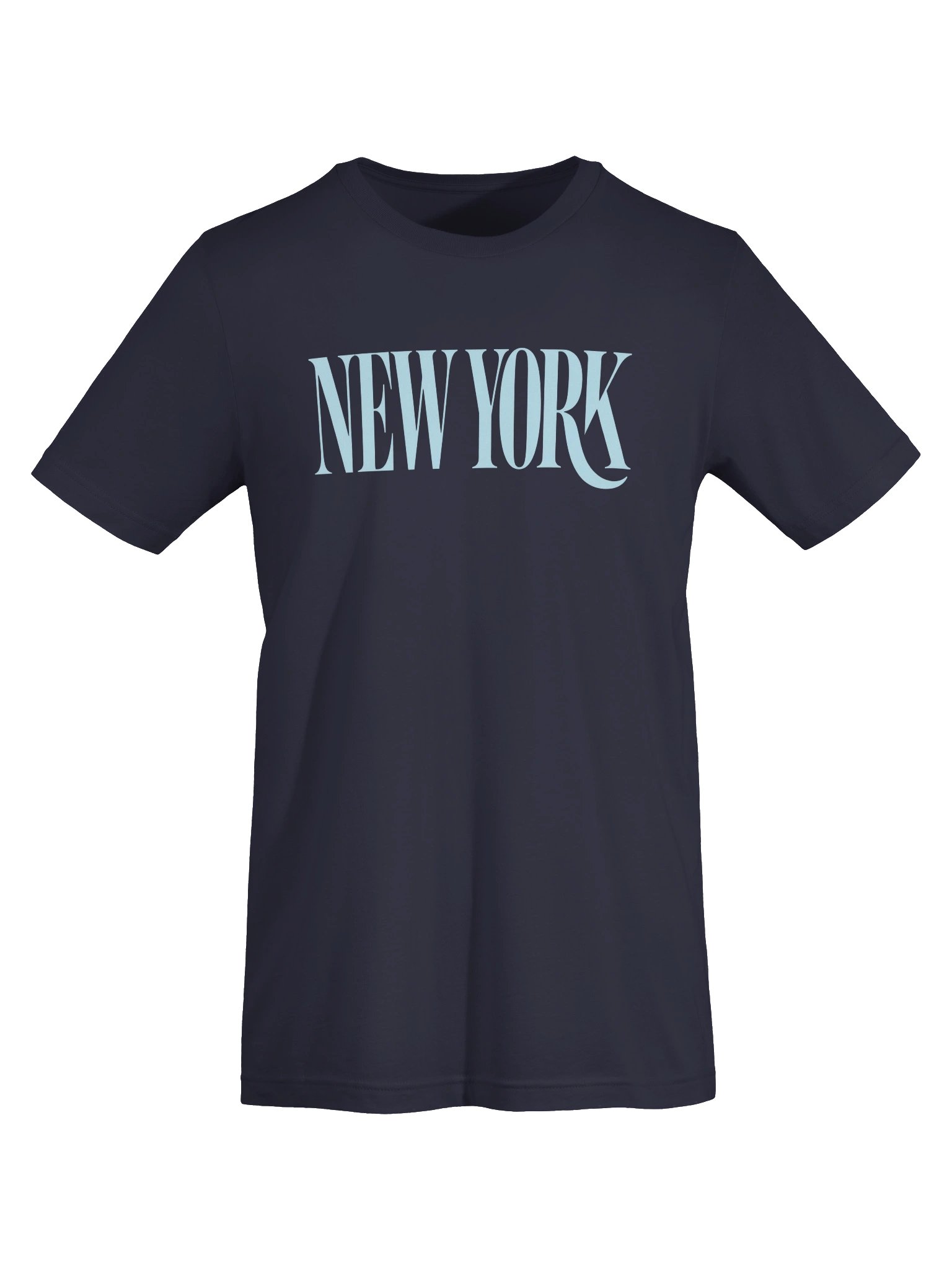 New York Light Blue Typography Tee product image (5)