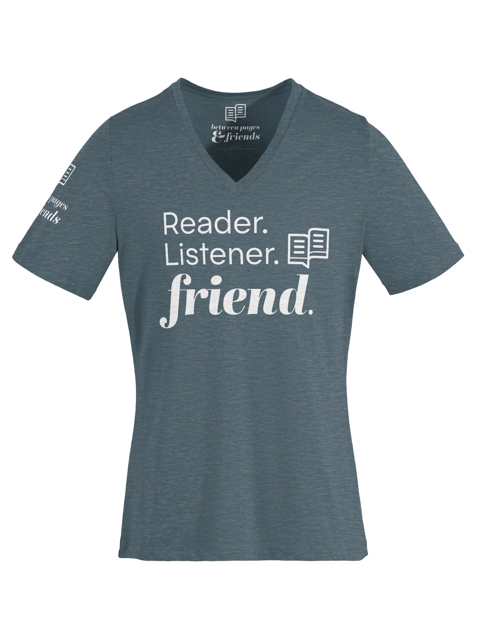 BP&F Reader. Listener. Friend. | V-Neck Tee product image (5)