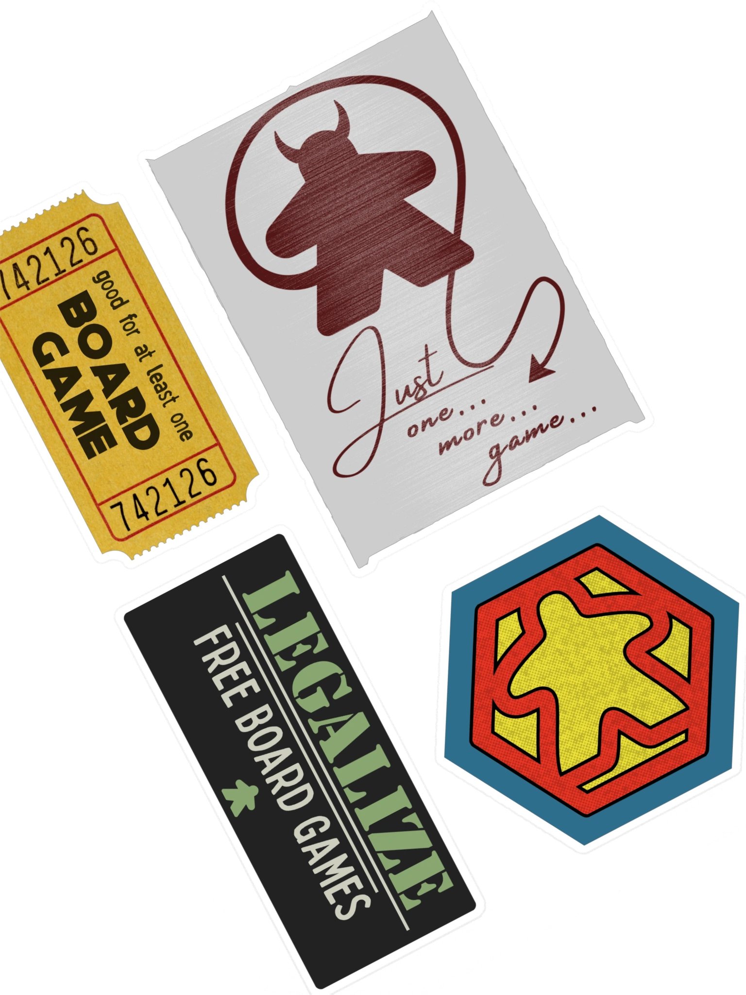 Board Game Obsessed Sticker Pack 5 product image (1)