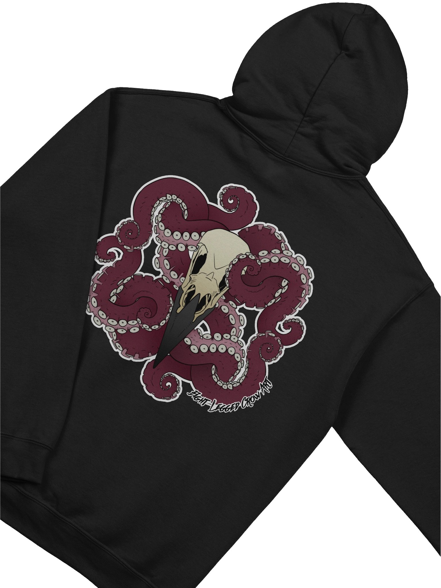 Eight-Legged Crow Art Hoodie product image (4)