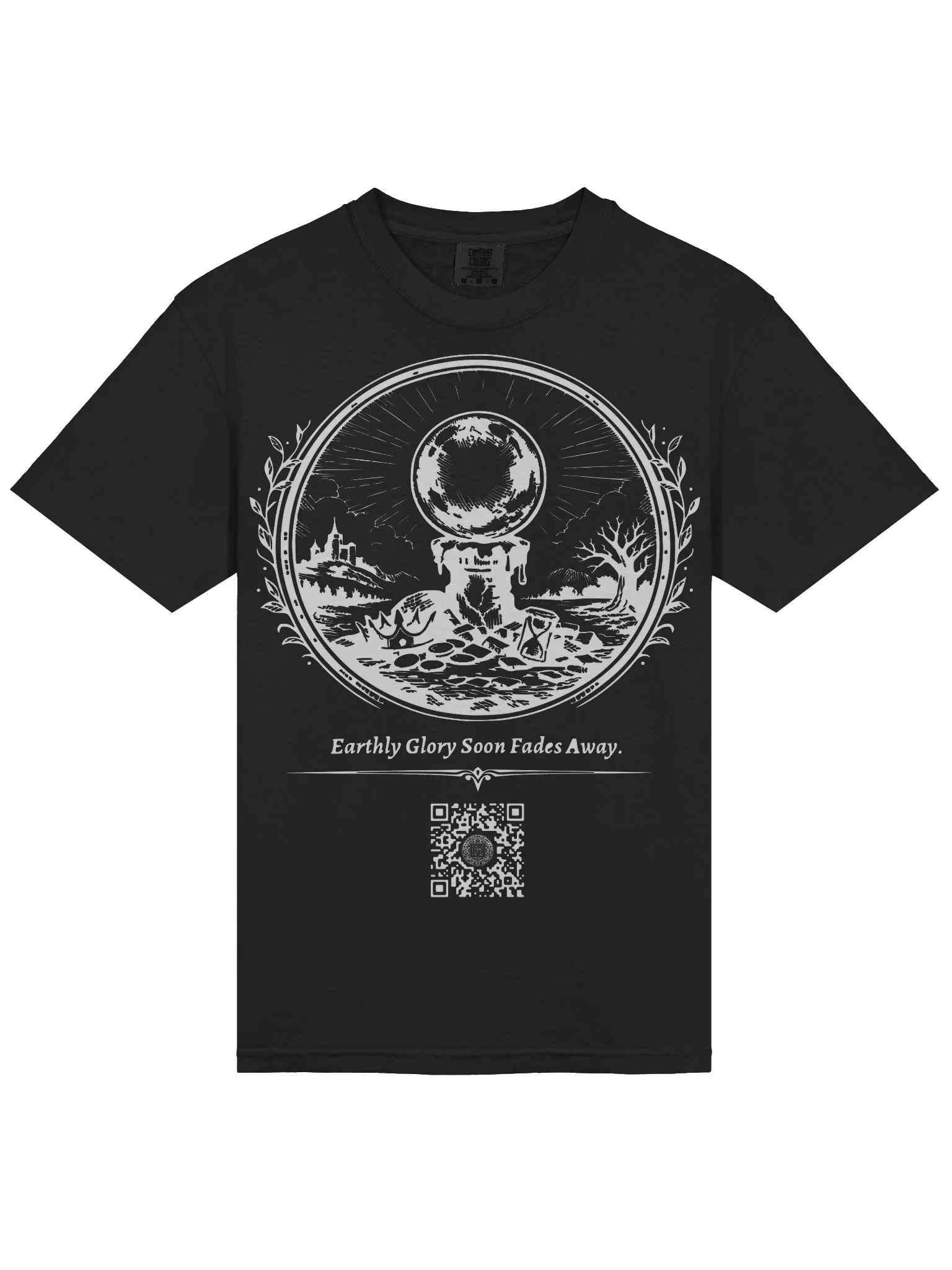 Shimmering Bubble (White on Black/Color) product image (3)