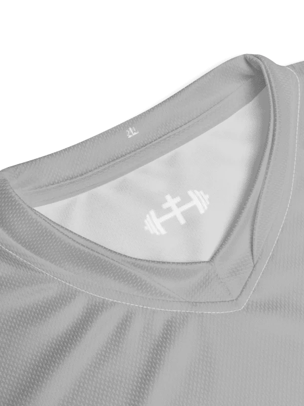 His House Mens Performance V-Neck T-Shirt - Silver product image (5)