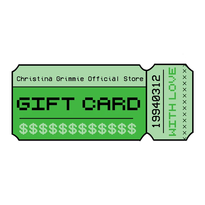 Christina Grimmie Store Gift Card product image (1)