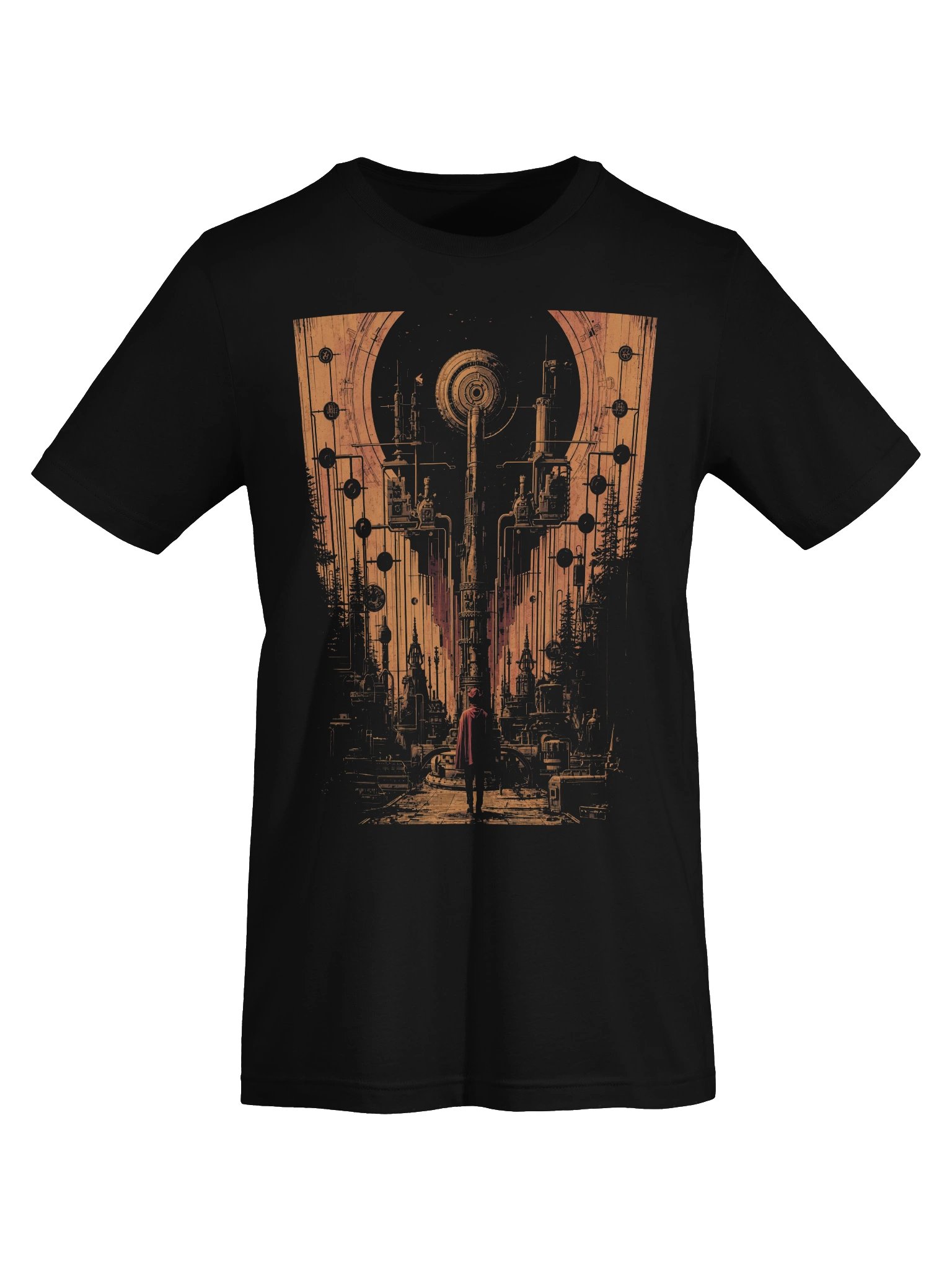 Red Cloak Machine Watcher Lightweight T-Shirt product image (4)