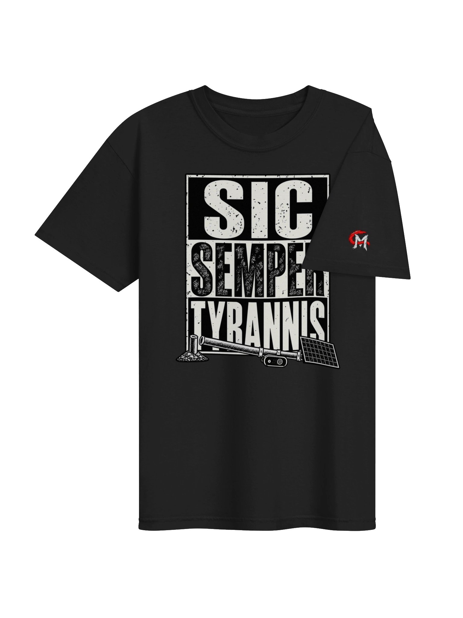 Sic Semper Tyrannis Banner Civic Menace T-Shirt product image (7)