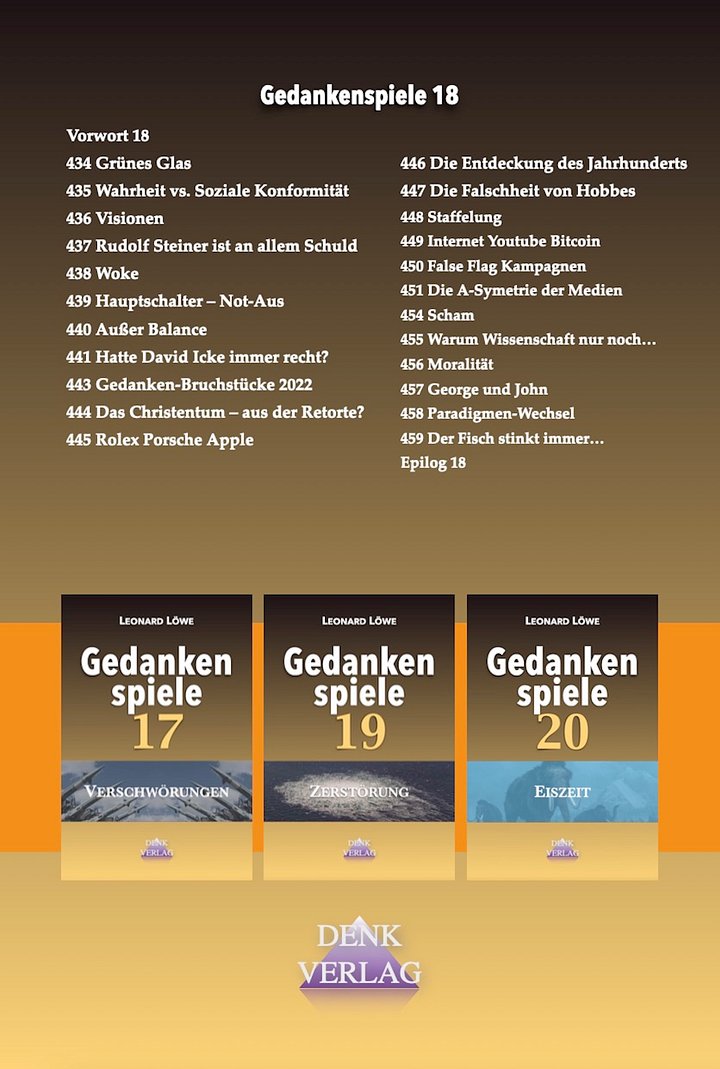 Gedankenspiele 18 (Taschenbuch) product image (2)