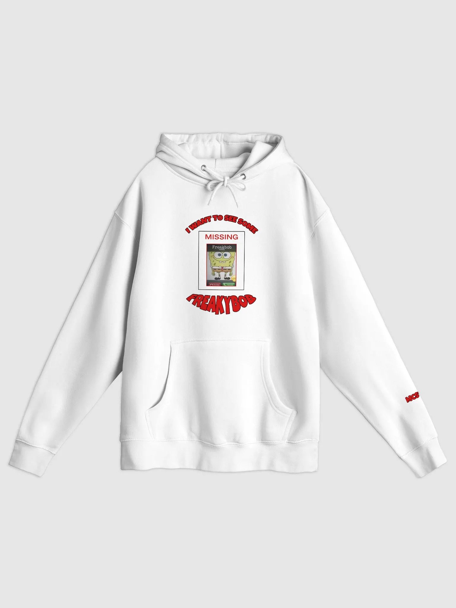 Freakybob OG White Hoodie product image (1)