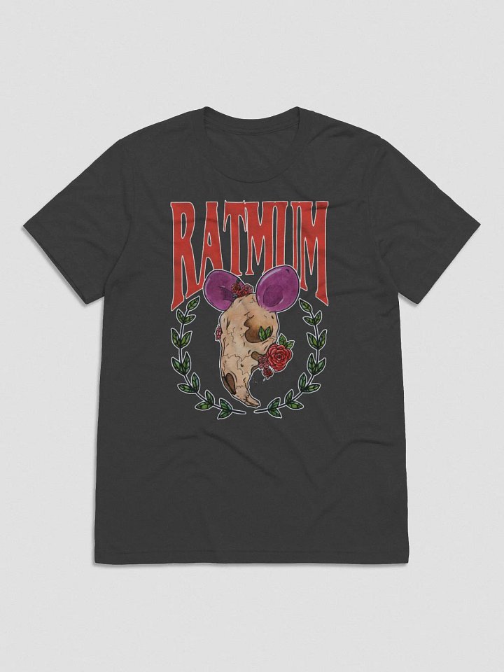AJA X RAT - Wreathed Skull T-Shirt (Charcoal) product image (2)