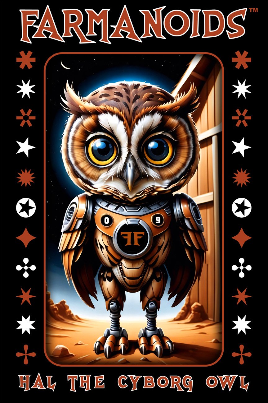 Hal the Cyborg Owl product image (2)
