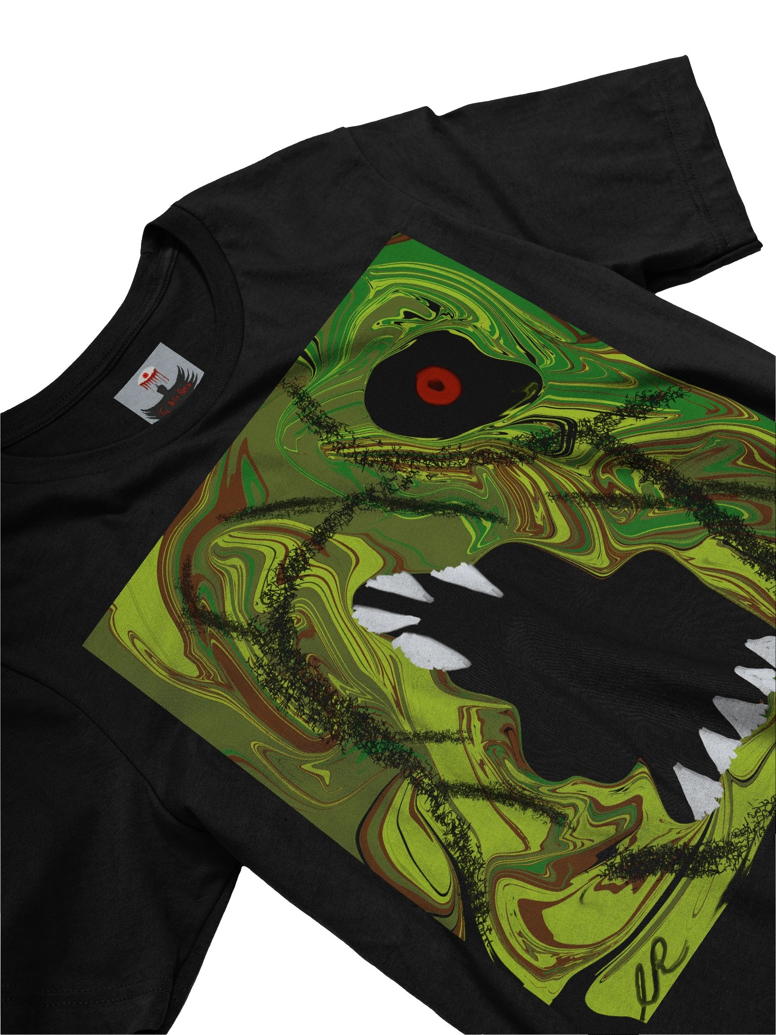 Marbled Swirl & Noir — Graphic Tee product image (3)