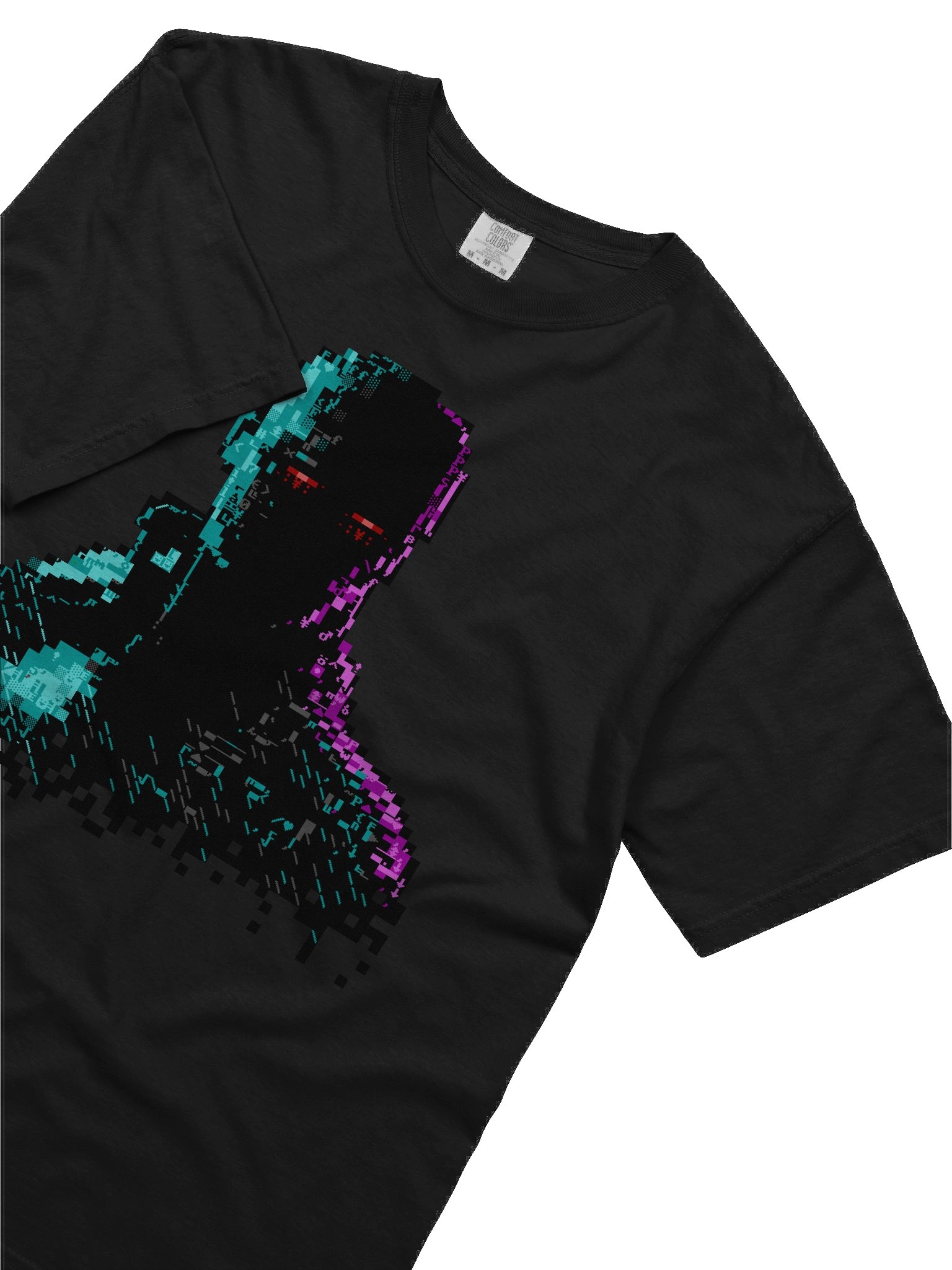 Ghost in the Wires ASCII Art T-Shirt product image (7)
