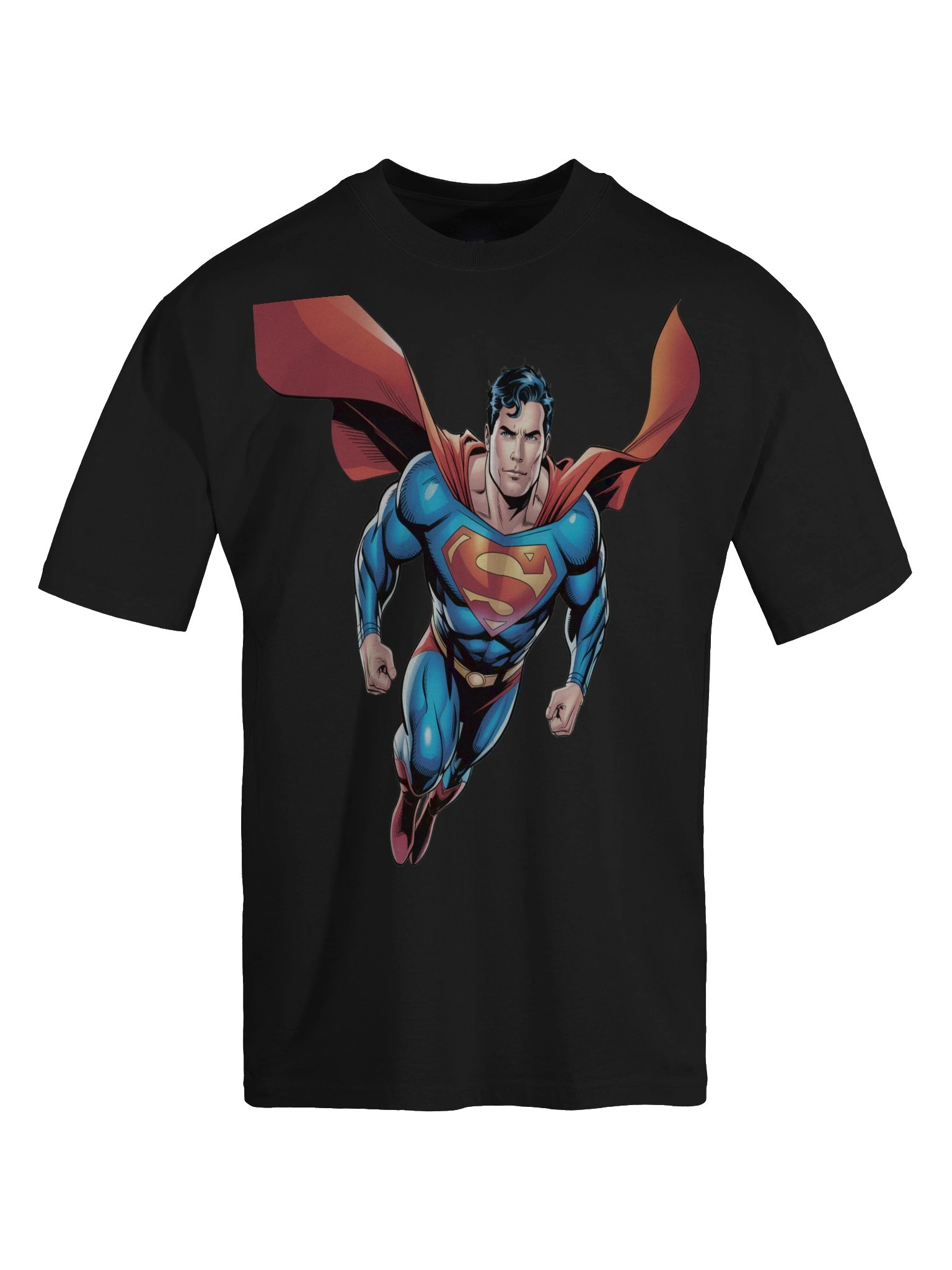 Superman Twilight Soar Oversized Faded T-Shirt product image (1)