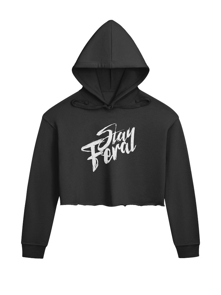 Stay Feral Crop Hoodie product image (1)