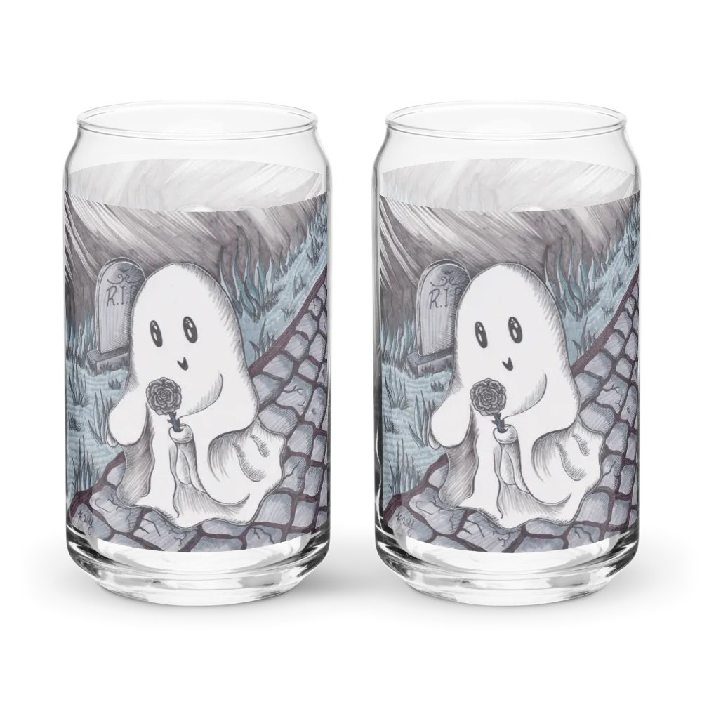 Rose Ghost can-shaped glass product image (8)