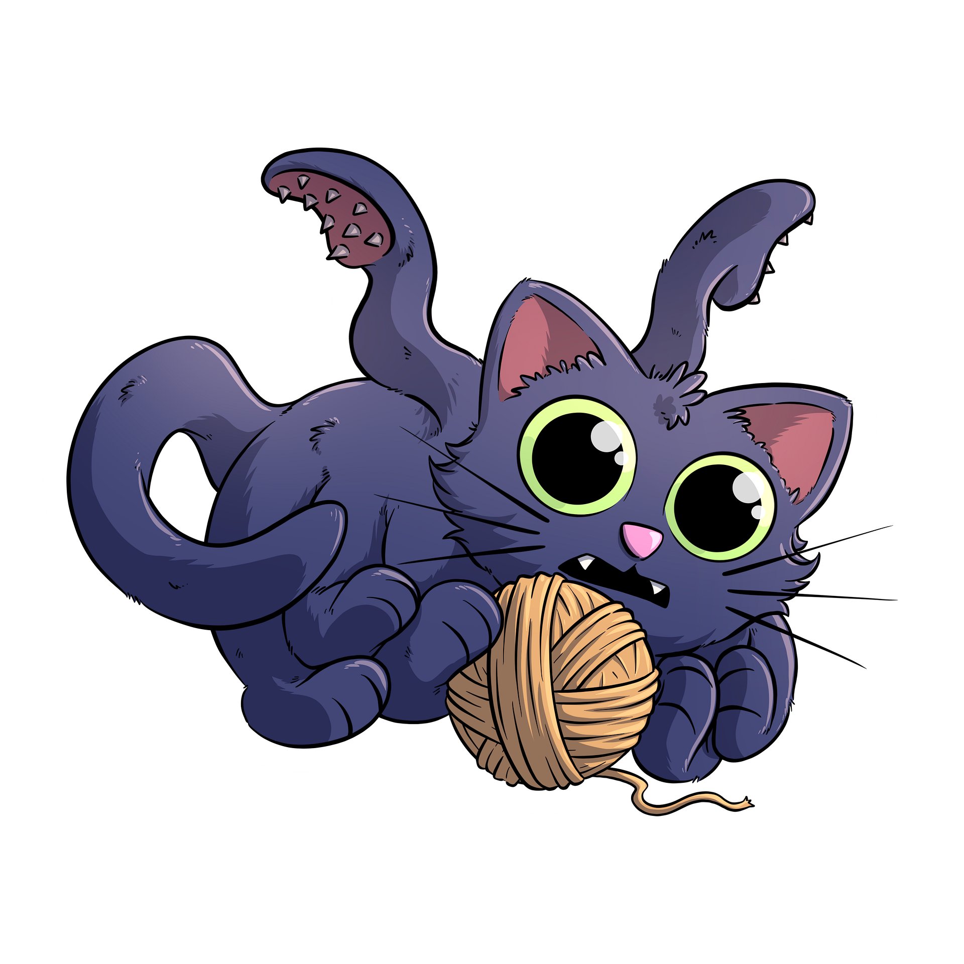 Dissy Kitten | 3" Sticker product image (1)