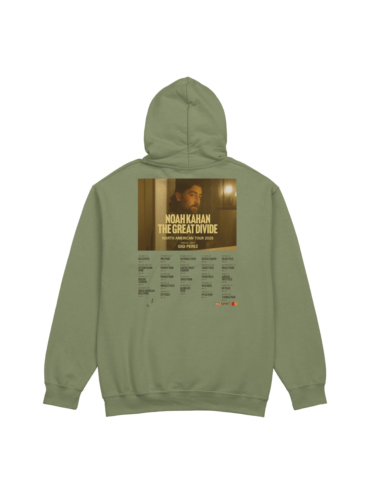 Noah Kahan The Great Divide Merch Tour 2026 Hoodie product image (2)