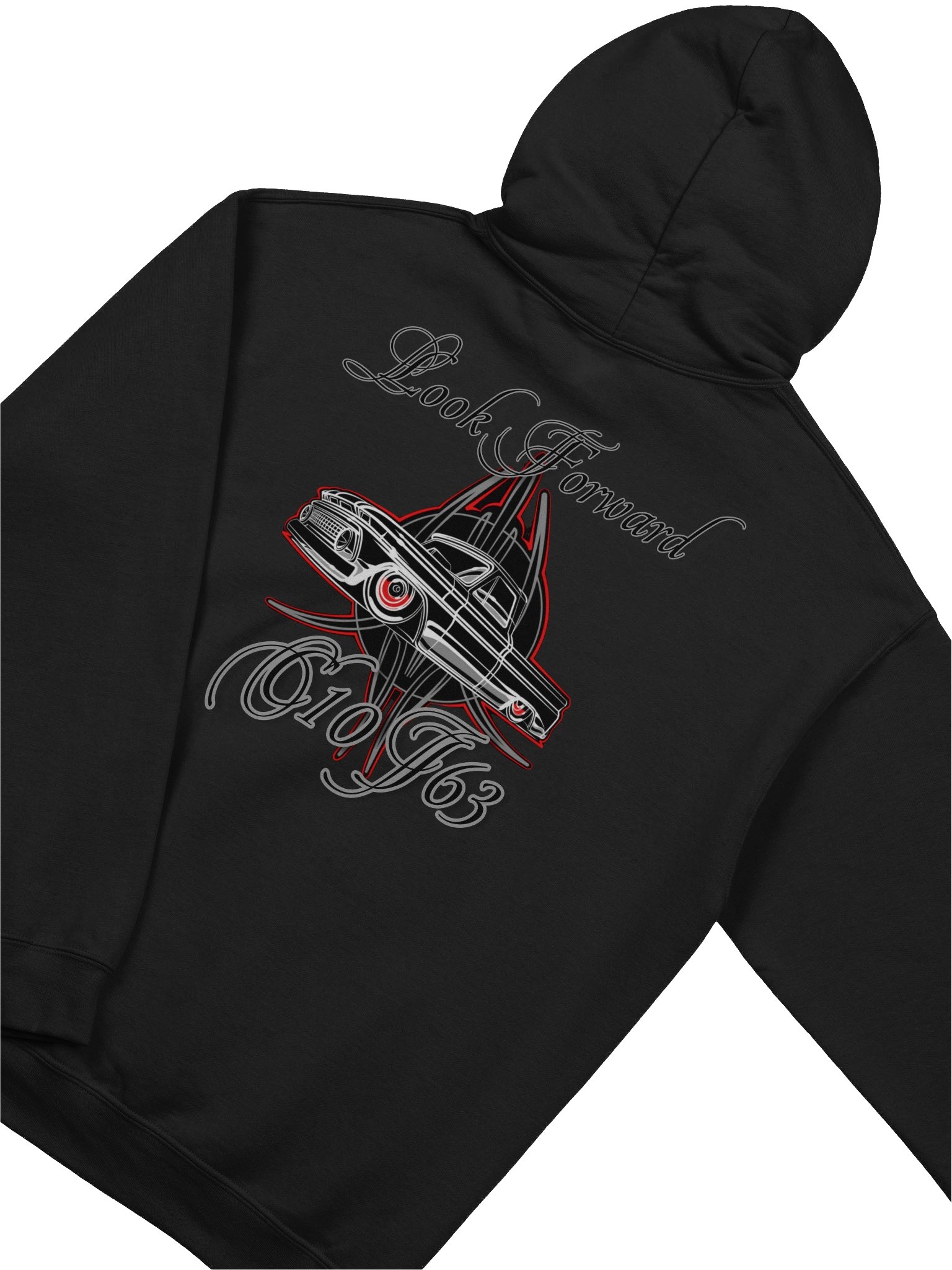 Black C10 Look Forward Hoodie product image (26)