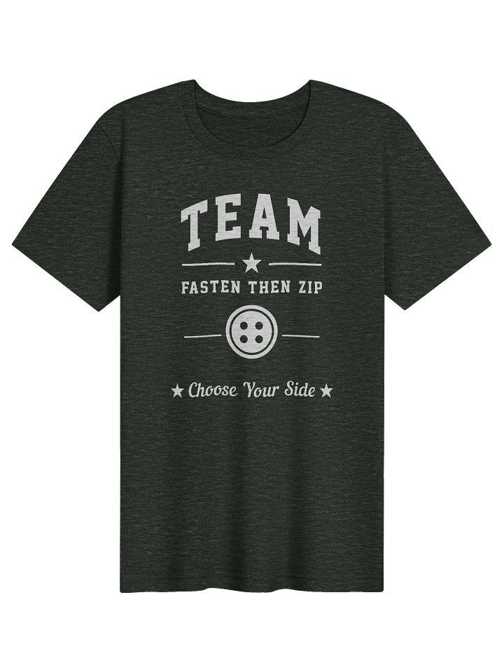 Team Fasten Then Zip Tee, Heather Emerald Edition product image (1)
