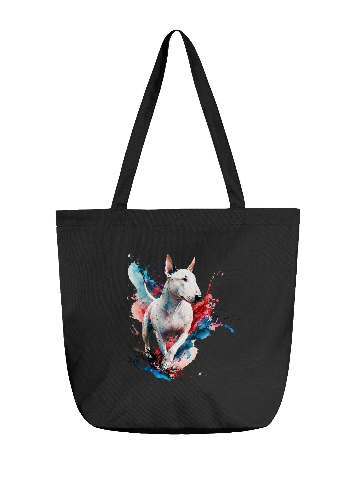 Bull Terrier Colourful Tote Bag product image (2)