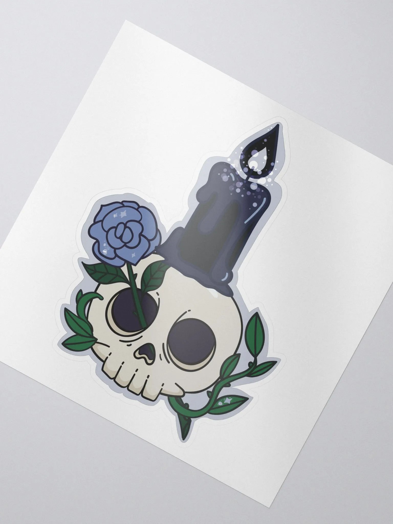 Black Flame Candle Sticker product image (2)