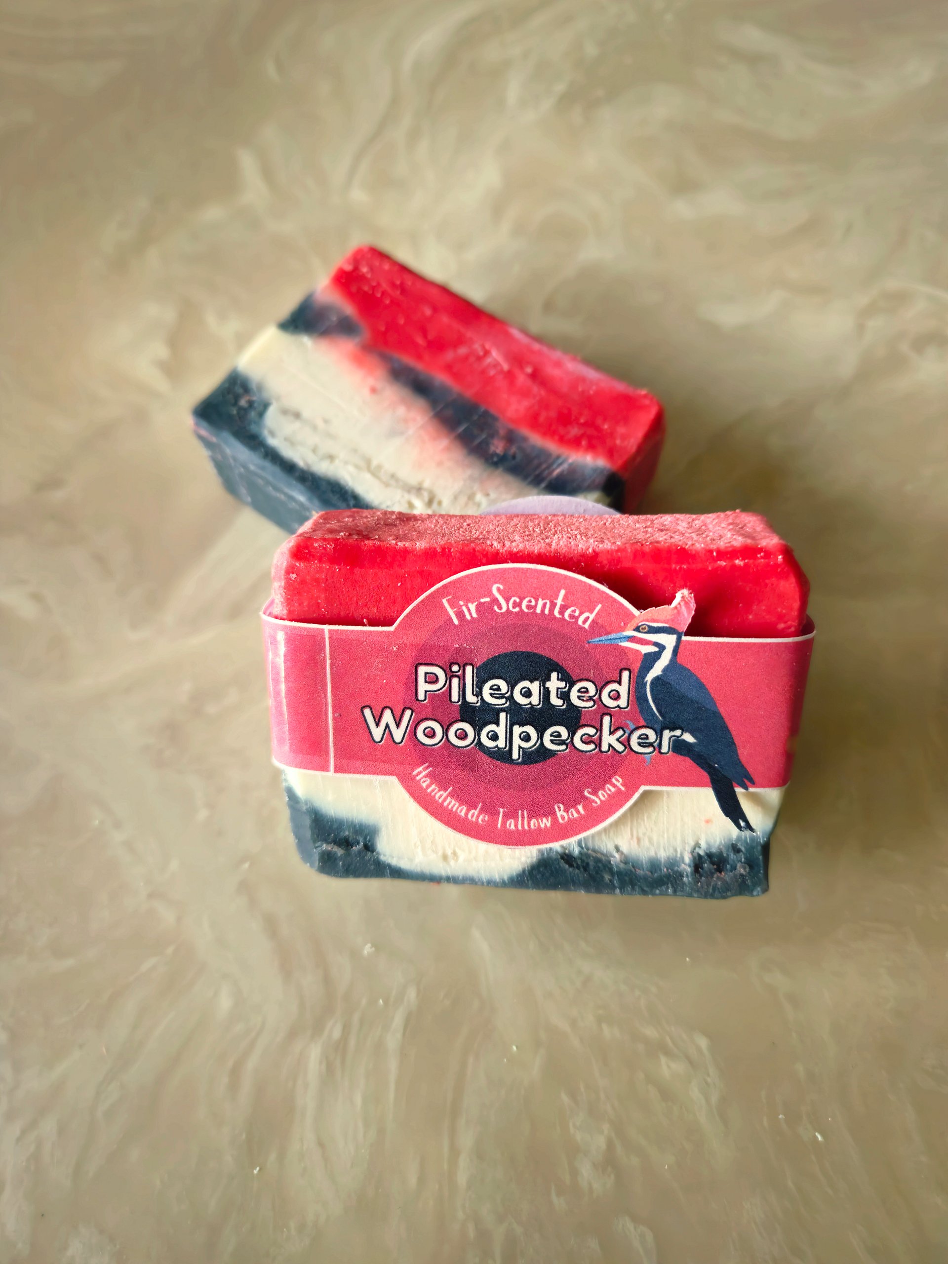 Pileated Woodpecker Tallow Bar Soap product image (1)