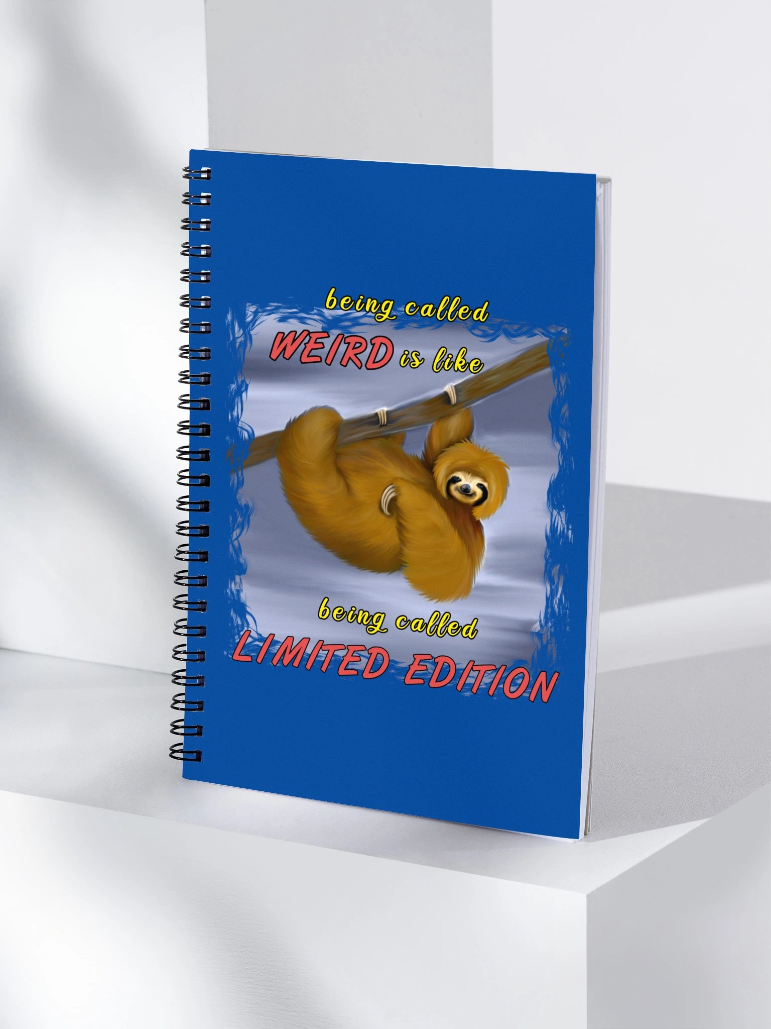 Sloth "LIMITED EDITION" Spiral Notebook product image (4)