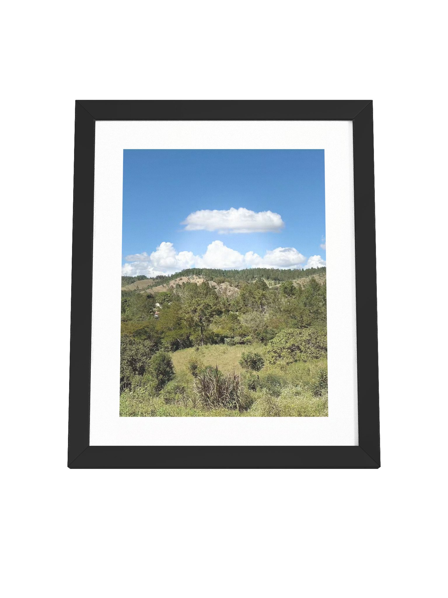 Mountain View with Cloud Framed Art Print product image (10)