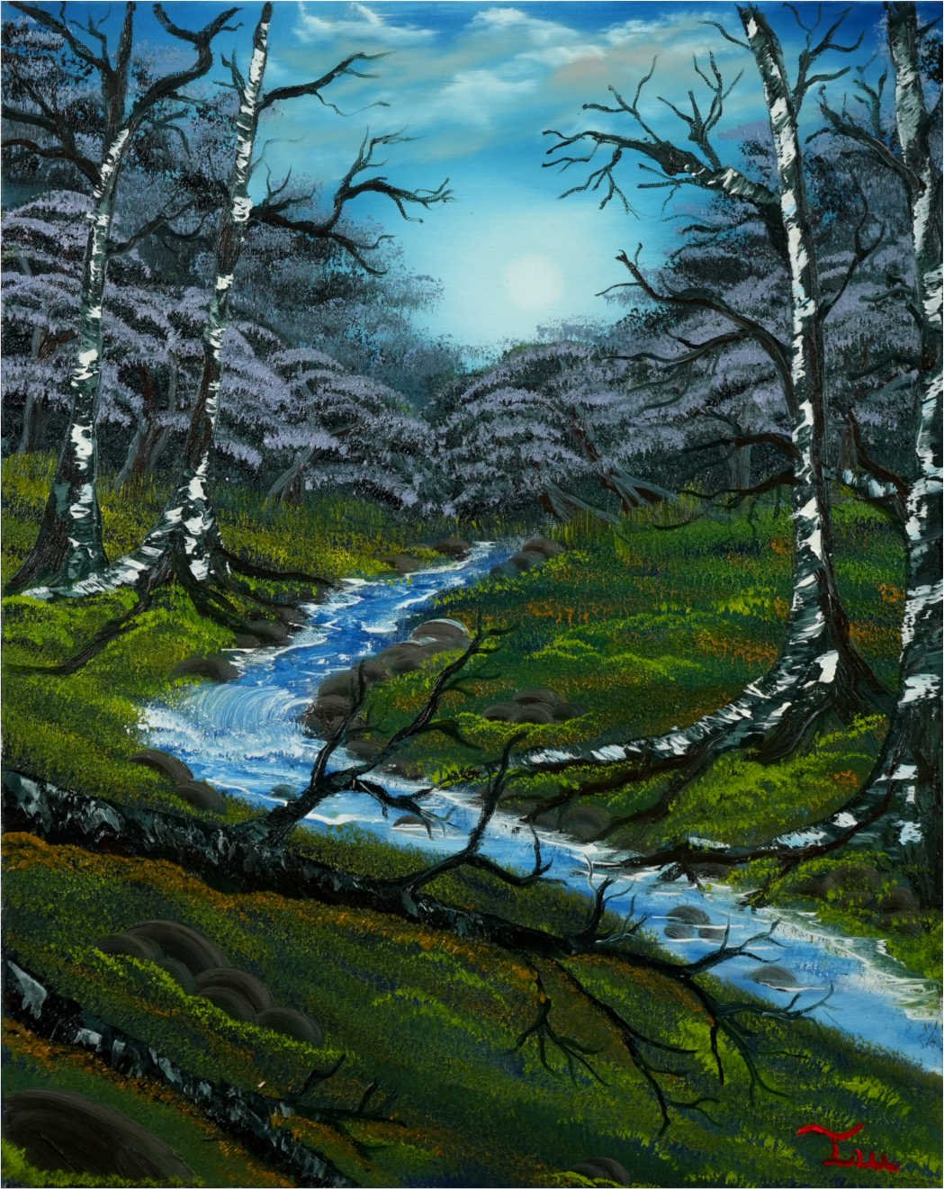 The Dying Forrest (Original) 16x20 Canvas product image (1)
