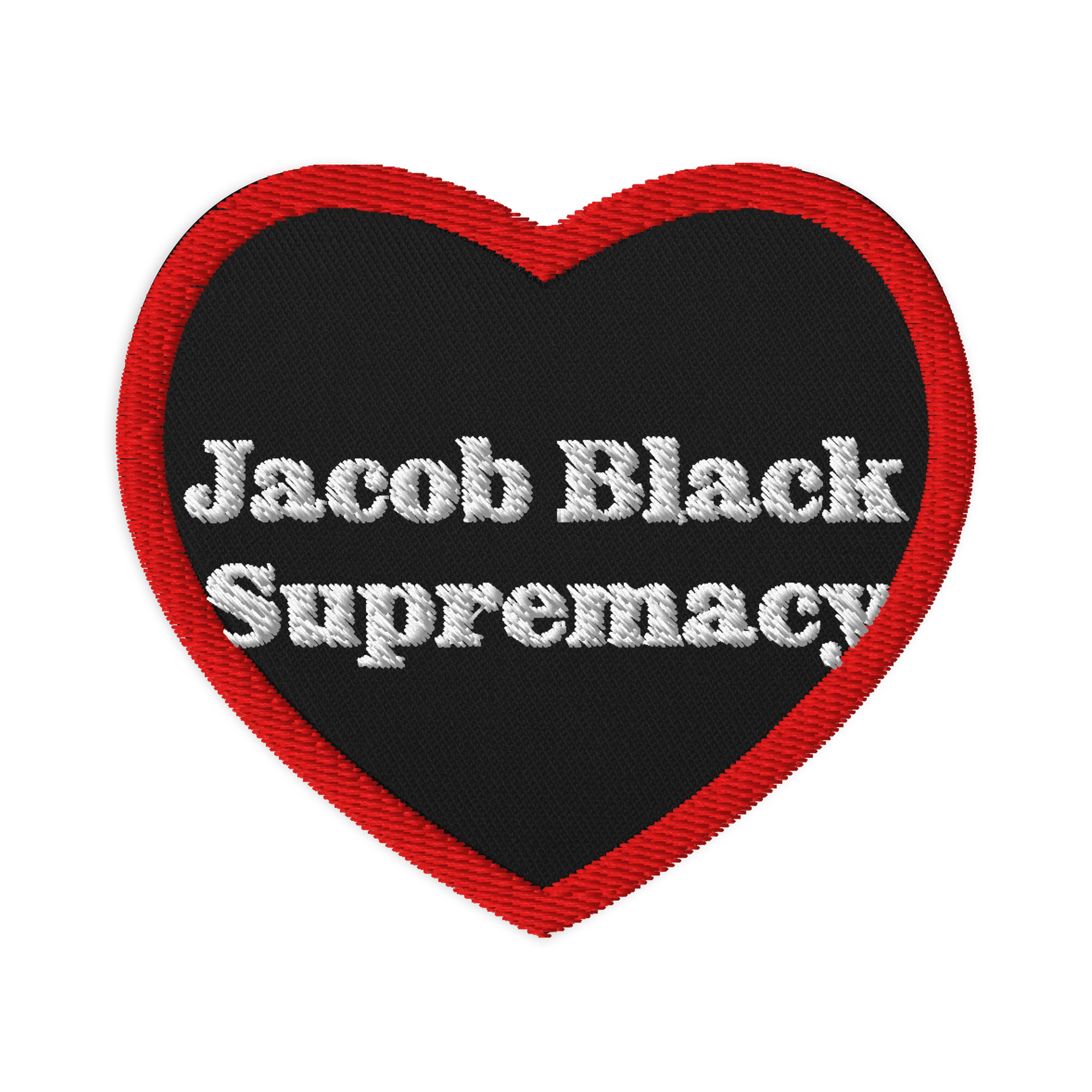 "Jacob Black Supremacy" Embroidered Patch product image (1)