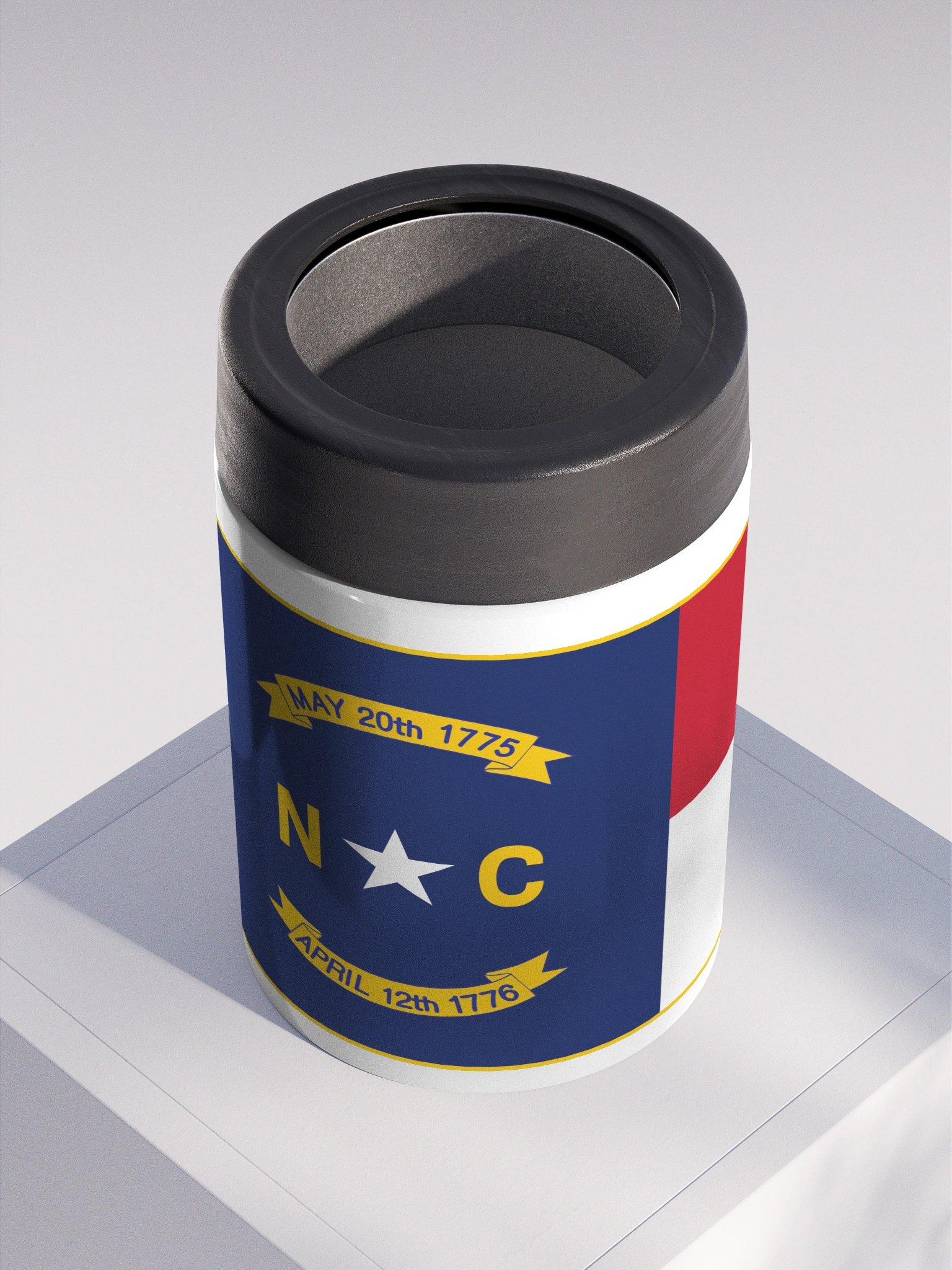 NC Revenge Flag Steel Can Koozie product image (2)