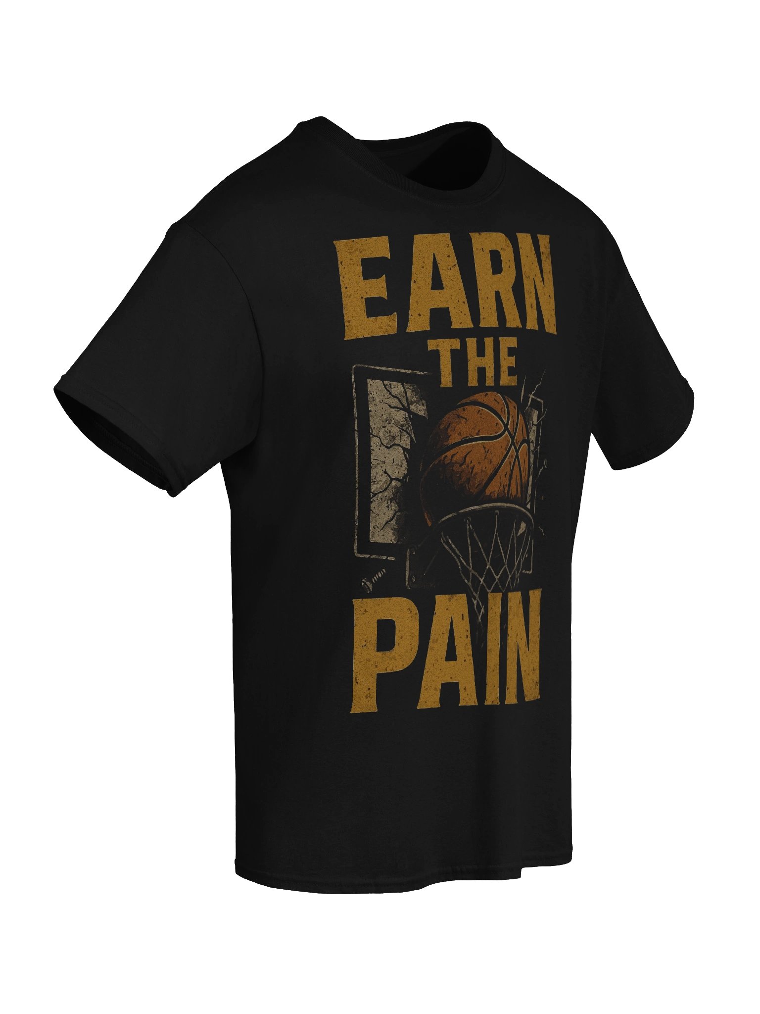 “Earn the Pain” Basketball Motivation Tee product image (8)