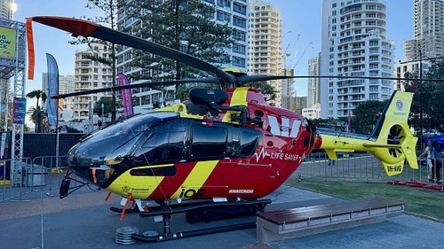 @lifesavingqld Airbus Helicopters H135 on static display as part of the @pacificairshow 2026.
.
.
.
#surflifesavingqueensland...