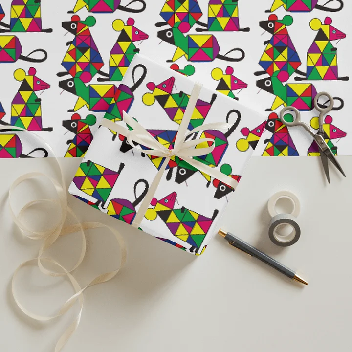 rats of cubism wrapping paper product image (2)